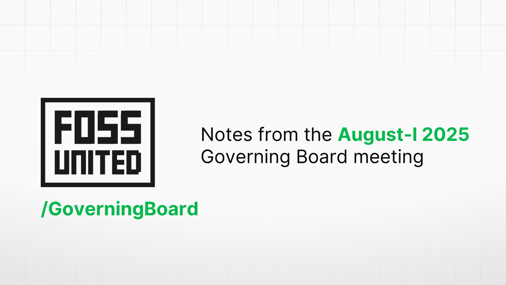 Notes from August 2025-I Governing Board meeting - Cover Image