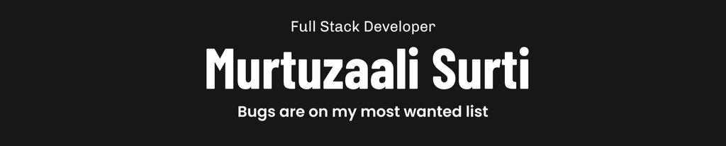 Murtuzaali Surti's cover photo