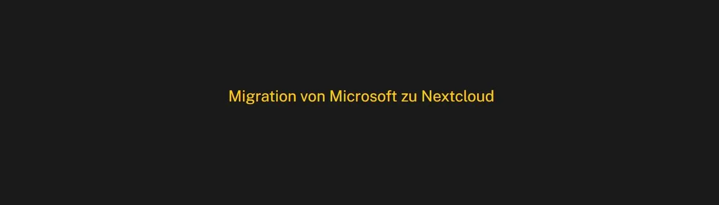 Microsoft Zu Nextcloud's cover photo