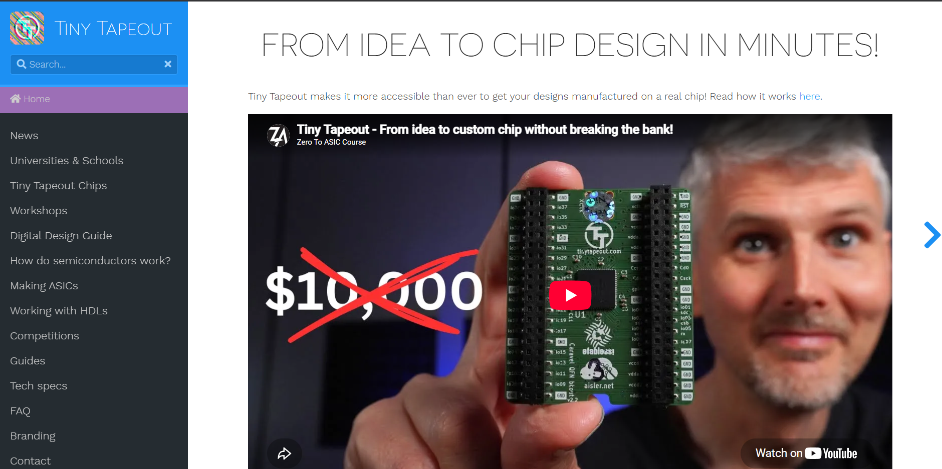 Tinytapeout